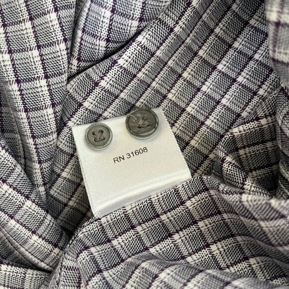 Jos A Bank Reserve Tailored Fit  Dress Shirt Size M - Picture 7 of 7